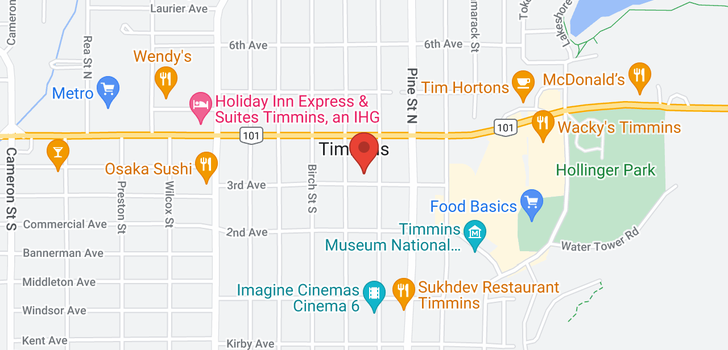 map of 182 Third AVE